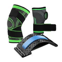 GENERICO - Tobillera + Muñequera + Soporte Lumbar