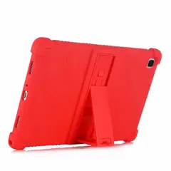GENERICO - Funda para Lenovo Tab Yoga Smart 101 Gomas + Parante Roja Resistente
