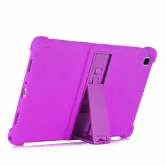 GENERICO - Funda para Honor x8 Gomas con Parante Morada Resistente