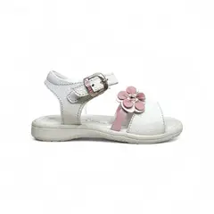 GENERICO - Sandalias verano flor con hebilla semi-ortopédico para niña