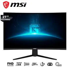 MSI - Monitor 180Hz G27C3F Full HD Curvo 1 ms VA AMD FreeSync Premium