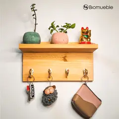 GENERICO - Repisa porta llavero de palets reciclados