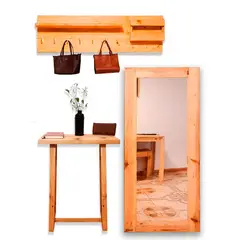 GENERICO - Pack recibidor para sala Biomueble de palets reciclados