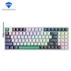 MACHENIKE - Teclado Mecánico Gamer K500 Switches Rojos