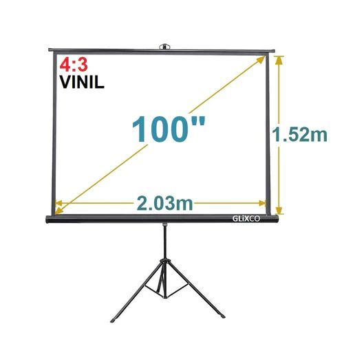 MONTECH - Ecran con Tripode 100 Pulg (4:3) 2.03x1.52m / Vinil