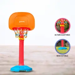 CUZKA - Canasta de Baloncesto Regulable «BASKET» Orange