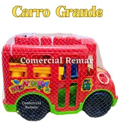 GENERICO - Carro con Bloques de Construcción Grande Juguete Didáctico