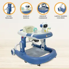 EBABY - Andador Caminador Interactiva para Bebés «TAMY» Blue