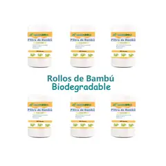 BABYLOOM - Filtro de Bambú Pack x 6 para Pañal Ecológico de Tela