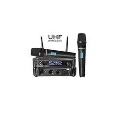 BATBLACK - Micrófono profesional inalámbrico 50M BT-M43 PRO - Negro