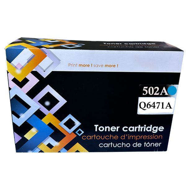 TÓNER COMPATIBLE Q6471A 502A - CYAN