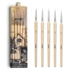 GENERICO - Himi Set 5 mini pinceles de detalle