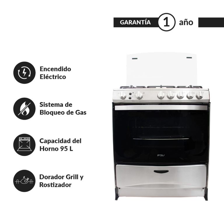 Cocina a pie Expert 76 cm GLP (Balón de Gas)