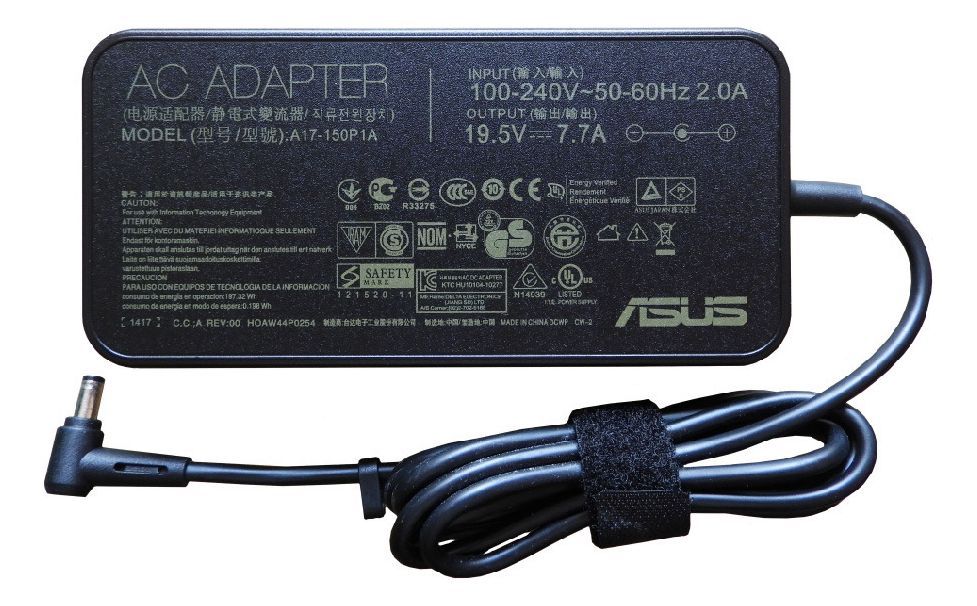CARGADOR GENÉRICO PARA ASUS 195V 77A 150W 5525 PUNTA TOSHIBA