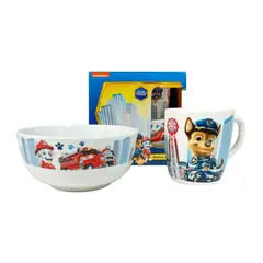 SCOOL - Vajilla Infantil Paw Patrol Bowl +Taza Ceramica