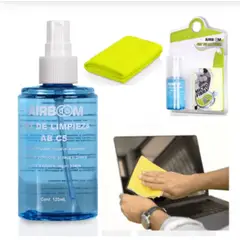 GENERICO - KIT DE LIMPIEZA MULTIUSO 120ml MONITOR LAPTOP CELULARES Y TV