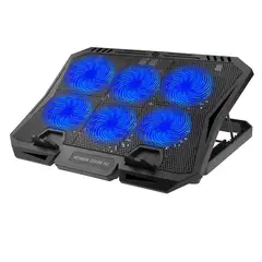 GENERICO - Ventilador o Cooler de 6 para Laptop Luz Led 9 - 17 Silencioso