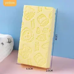GENERICO - Esponja de baño exfoliante amarillo