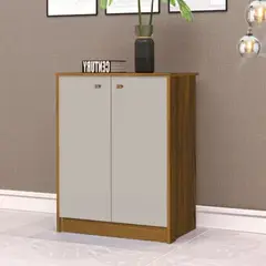 TU MESITA - Aparador recibidor Clásico 2 puertas Belagio color BlancoDuna