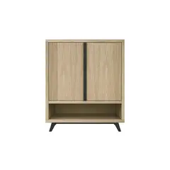 TU MESITA - Aparador Nórdico 2 puertas mas compartimento Renato color Duna