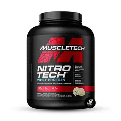 MUSCLETECH - Proteína Nitrotech Whey Protein 4lb - Vanilla Cream