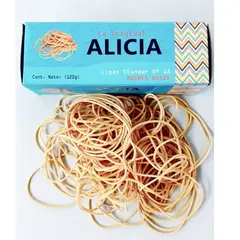 ALICE - Ligas n° 18 caja por 120 gr más de 230 ligas