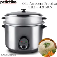 PRACTIKA - Olla Arrocera de 4.2 Lt con Vaporera 420 - MCS