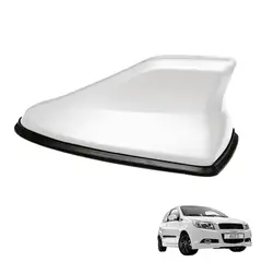 TECGO - Antena De Auto tiburon am Fm stereo Tuning Blanco
