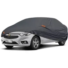 GENERICO - PROTECTOR CUBIERTA FUNDA COBERTOR TIPO CHEVROLET PRISMA GRIS