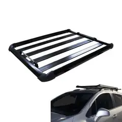 GENERICO - PARRILLA PORTA EQUIPAJE 140CM PLANA NEGRA