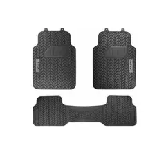 SPARCO - PISO 3 PIEZAS GRIS PVC/FUNDA/PROTECTOR/SUELO