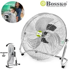 BOSSKO - Ventilador de Piso BK8226VP 18'' 250 W Cromado
