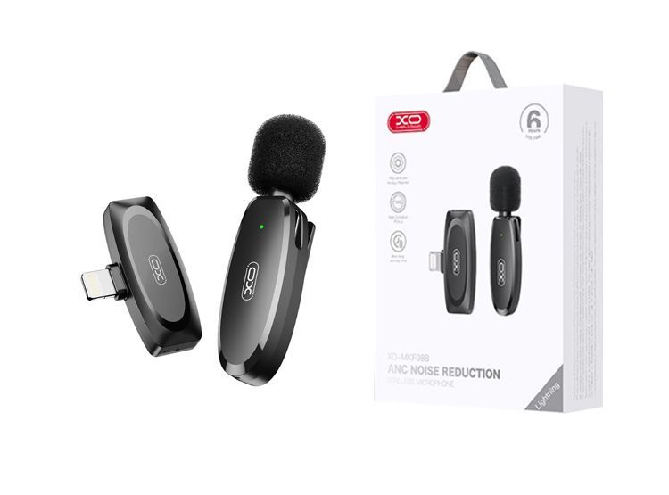 Micrófono Multimedia Inalámbrico XO-MKF08B entrada Lightning