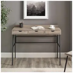 VENTITAS HOME - Escritorio Industrial Lucas Ceniza