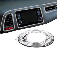 GENERICO - Filete de auto para tablero 5m cromado