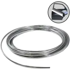 GENERICO - Filete de puerta para auto cromada