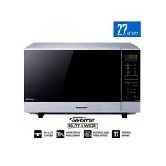 PANASONIC - Horno Microondas NN-SF564MRPM 27 Litros Silver