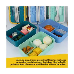 KAST PE - Taper con 3 divisiones para una lonchera saludable