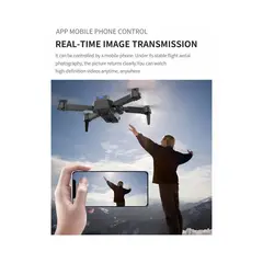 GENERICO - DRONE E88 CON CAMARA CUATRO MOTORES.