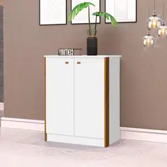 TU MESITA - Aparador recibidor Clásico 2 puertas Belagio color Blanco