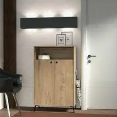 TU MESITA - Aparador multiusos 2 puertas Esteban color Duna