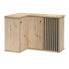 TU MESITA - Aparador para esquina 3 puertas Florencia color Haya