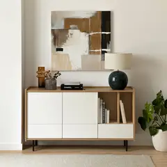 TU MESITA - Aparador recibidor Moderno Adelaida color BlancoHaya