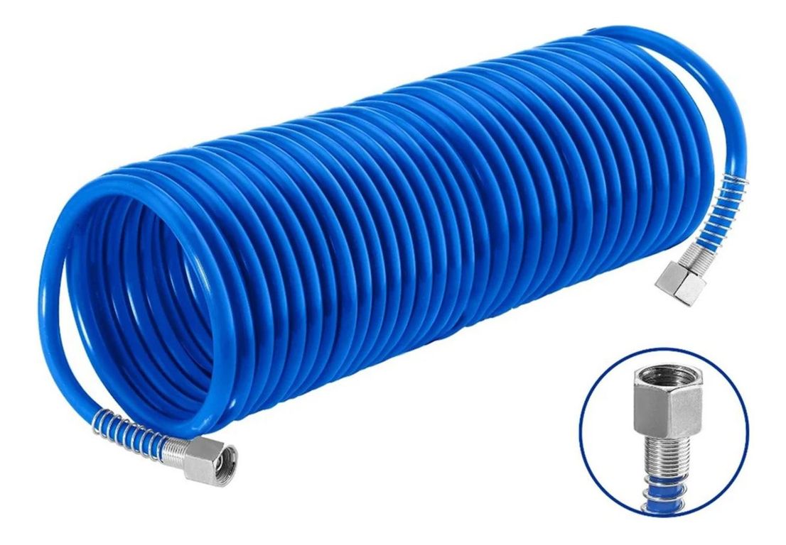 Manguera tipo resorte para compresora 10m Wadfow