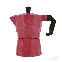 PENTHA - Cafetera Moka Italiana Expresso De 3 Tazas - 150ml Color Rojo