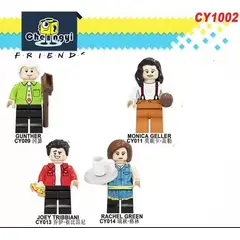 GENERICO - Minifigura de bloques de construcción ensamblados personaje