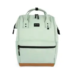 HIMAWARI - - Mochila Unisex escolar de viaje con puerto USB Verde Bambú