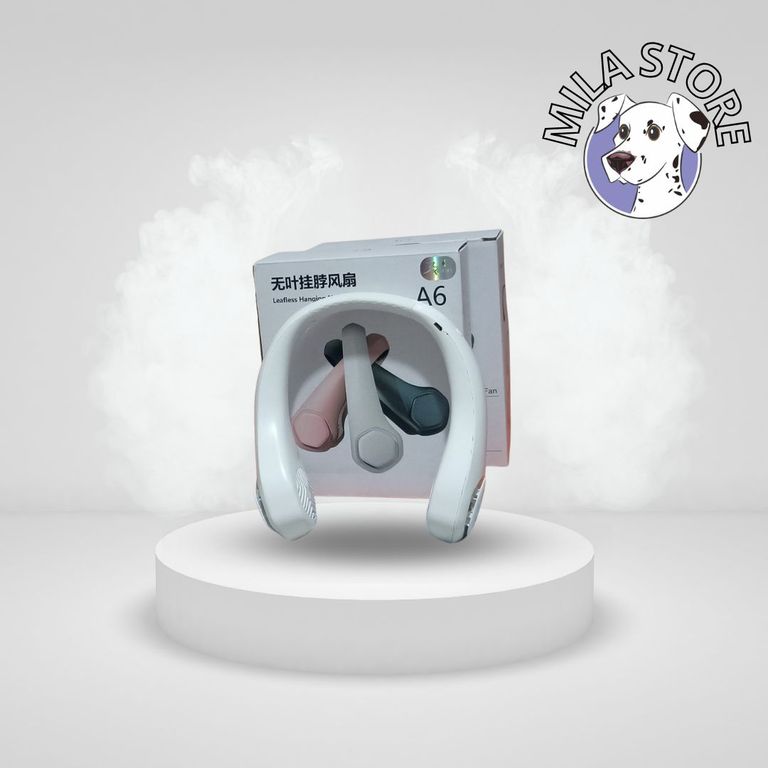 Ventilador de Cuello Portátil blanco A6