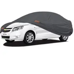 GENERICO - PROTECTOR CUBIERTA COBERTOR TIPO CHEVROLET SAIL SEDAN GRIS