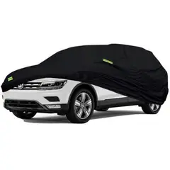 GENERICO - COBERTOR TIPO VOLKSWAGEN TIGUAN ALLPACE 3 FILAS NEGRO